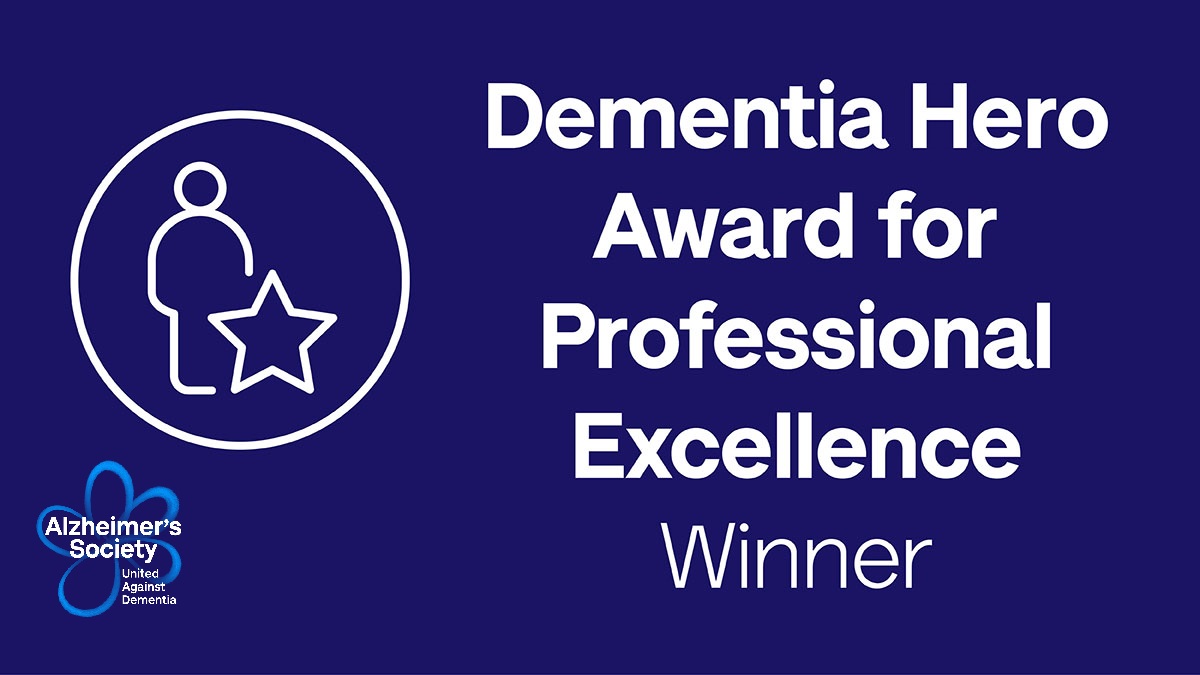 dementia hero award for professional excellence [winner]