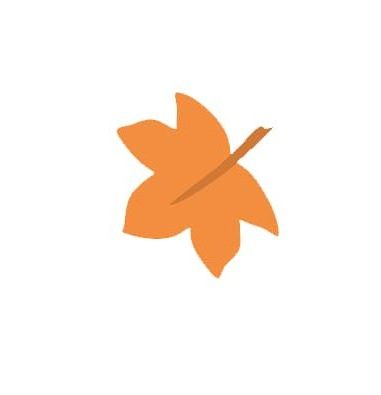 Orange leaf